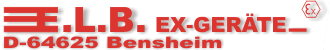 ELB ex Geräte Bensheim: Herstellung und Vertrieb von (Ex)-Geräten, (Sch)-Geräten, Überdruckkapselungen, Ex p Geräte für Schlagwetterschutz